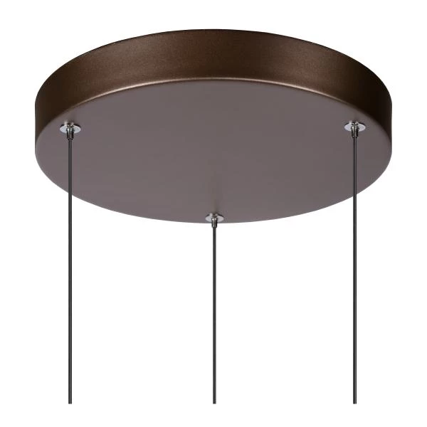 Lucide MARGARY - Suspension - Ø 28 cm - LED Dim. - 3x4W 2700K - Café - DETAIL 1